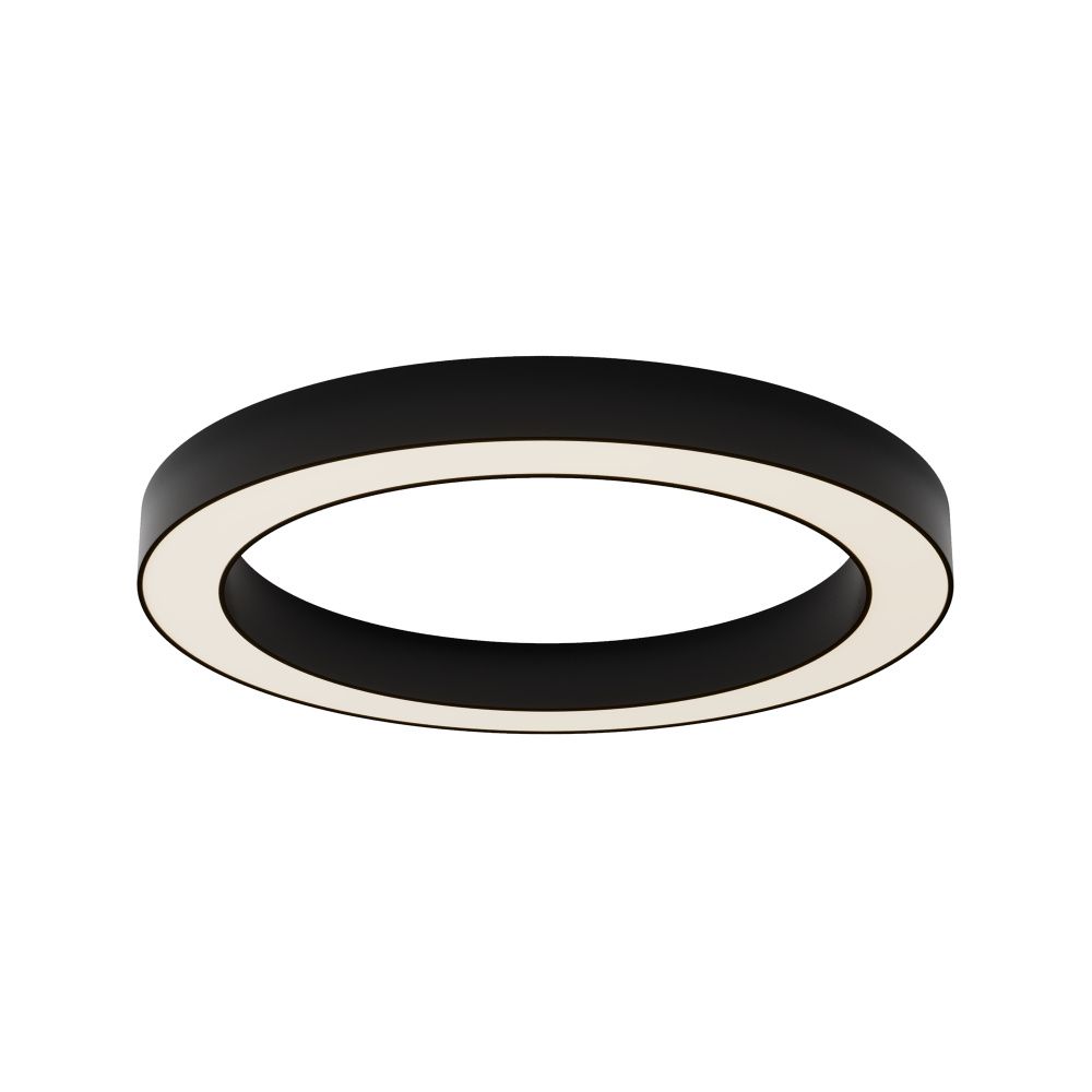 Потолочный светильник 60*6 см, *LED*45W, 3000K, Maytoni Lua C093CL-45W3K-B, Черный