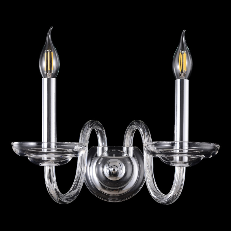 Бра 28 см, Crystal Lux ARABESQUE AP2 CHROME, хром