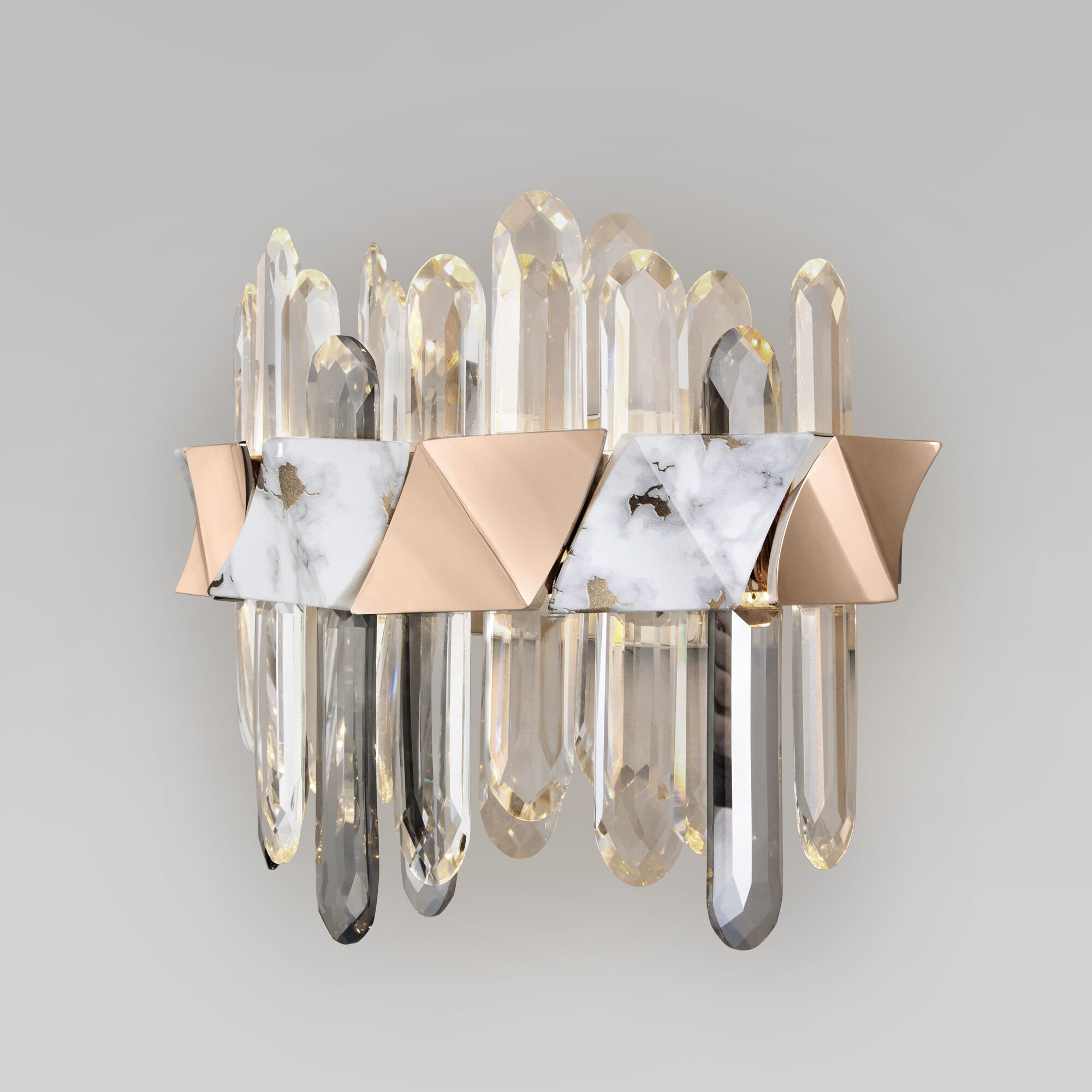 Бра с хрусталем 32*18*24 см, *LED, 16W, 3000;4000;6000 Bogate's Jewel 420/1, золото