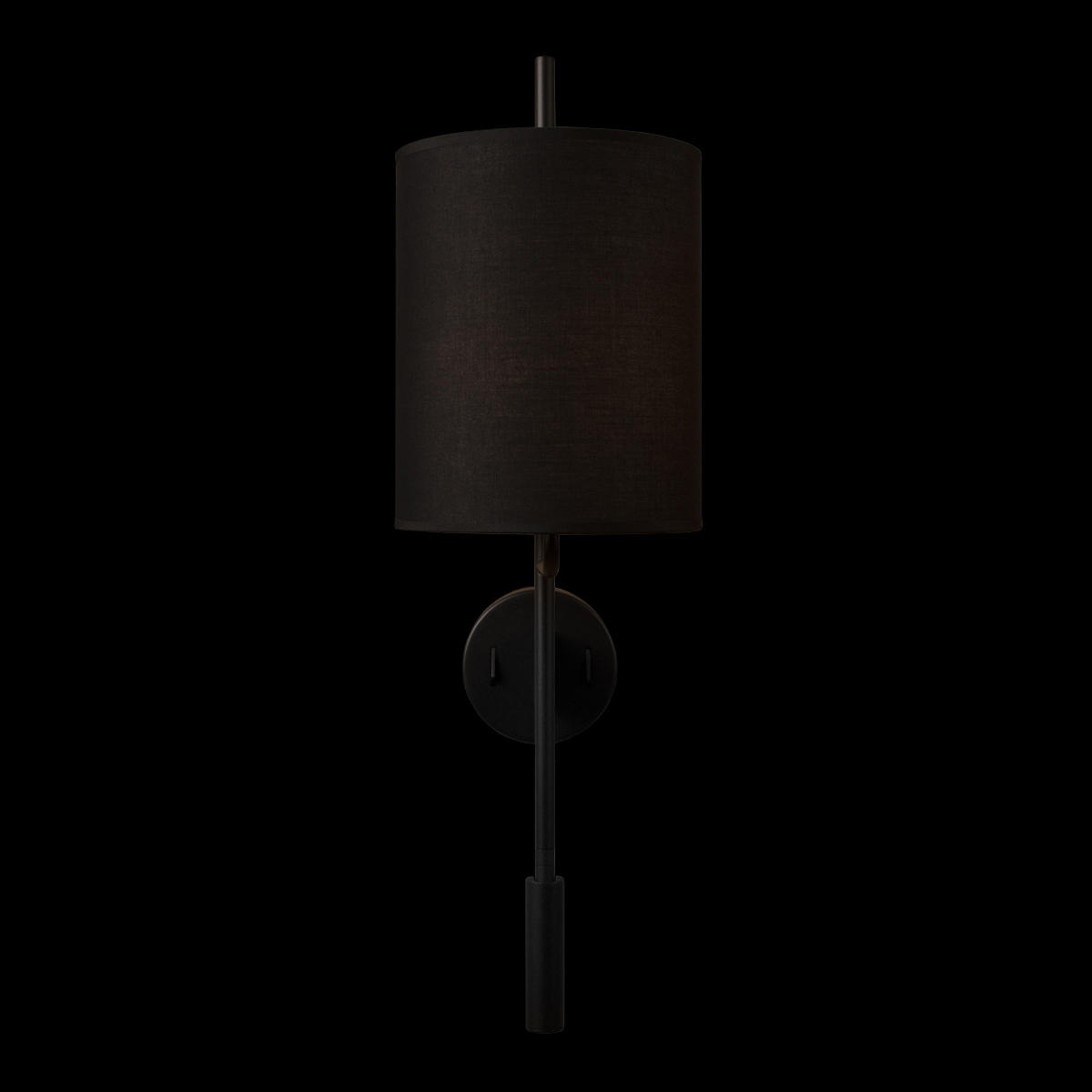 Настенный светильник 18*58 см, 2*E27+LED*1X40W + 1X3W 3200K LOFT IT Ritz 10253W/B Black черный