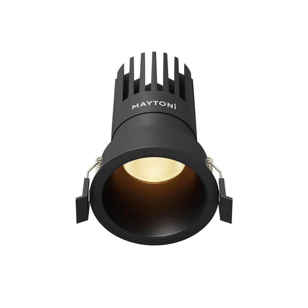 Встраиваемый светильник  DL118-15W-2.7K-B **-11,3 см, *LED*15W, K, Maytoni technical Dip DL118-15W-2.7K-B, Черный