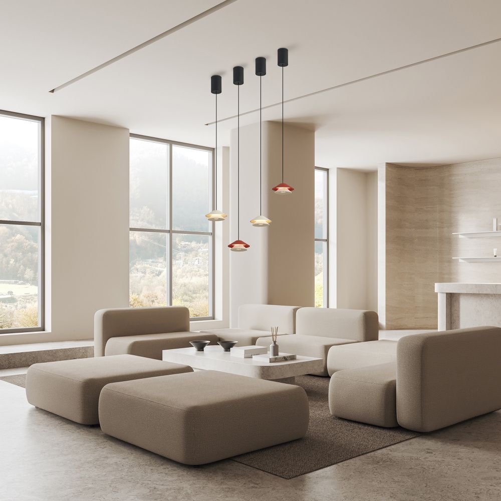 Подвесной светильник 13*180 см, *LED*5W, 3000K, Mantra Piccola MAN9032, черный