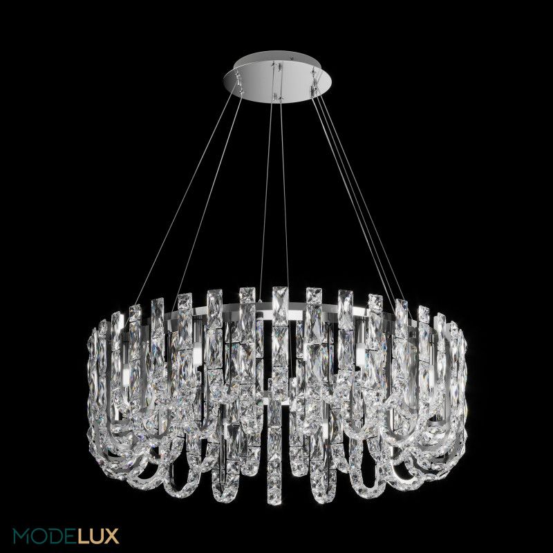 Подвесная люстра 80 см MODELUX ML.6621.19 CR хром