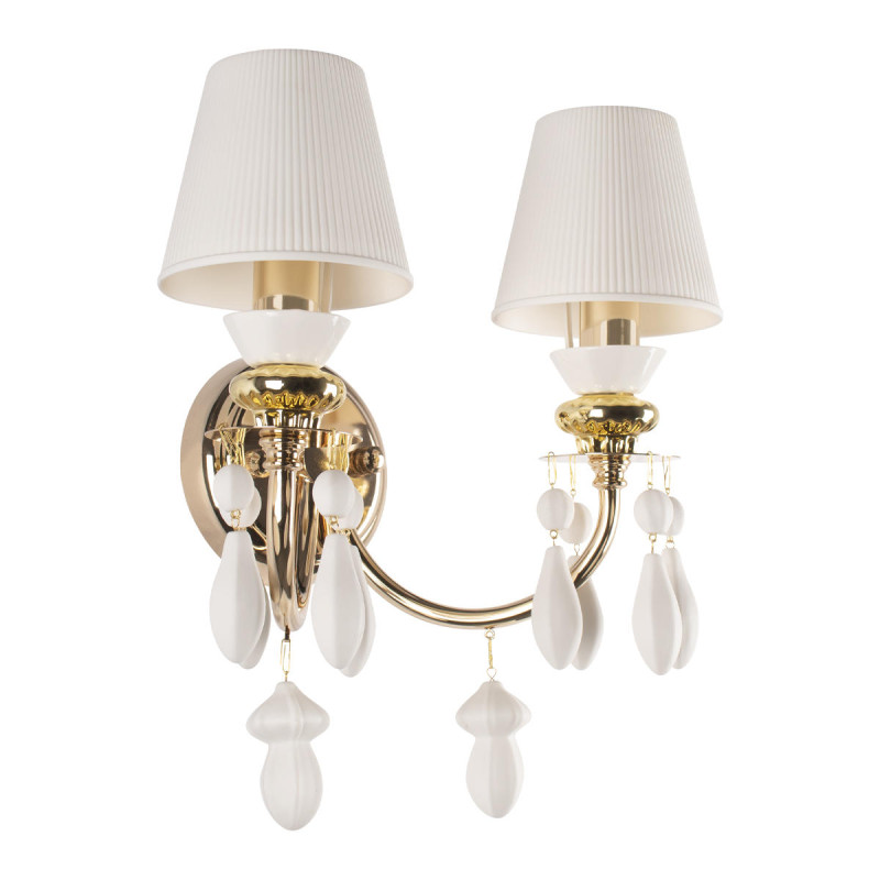 Бра 40 см, Loft It 10203/2W White, золото