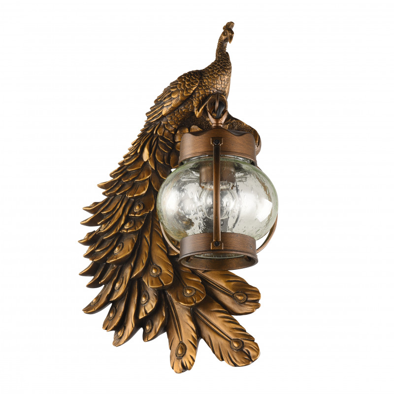Уличный светильник Favourite Hunt 2081-1W, D180*W280*H440, металл и гипс, цвет коричневый