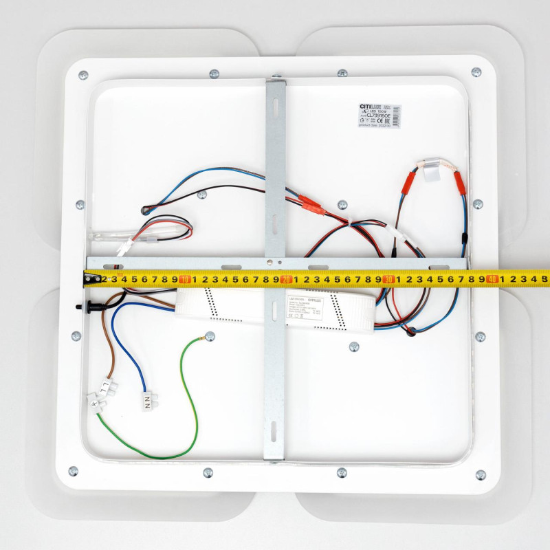 Светильник 50 см, 100W, 3000K-5500K Citilux Квест CL739160E белый