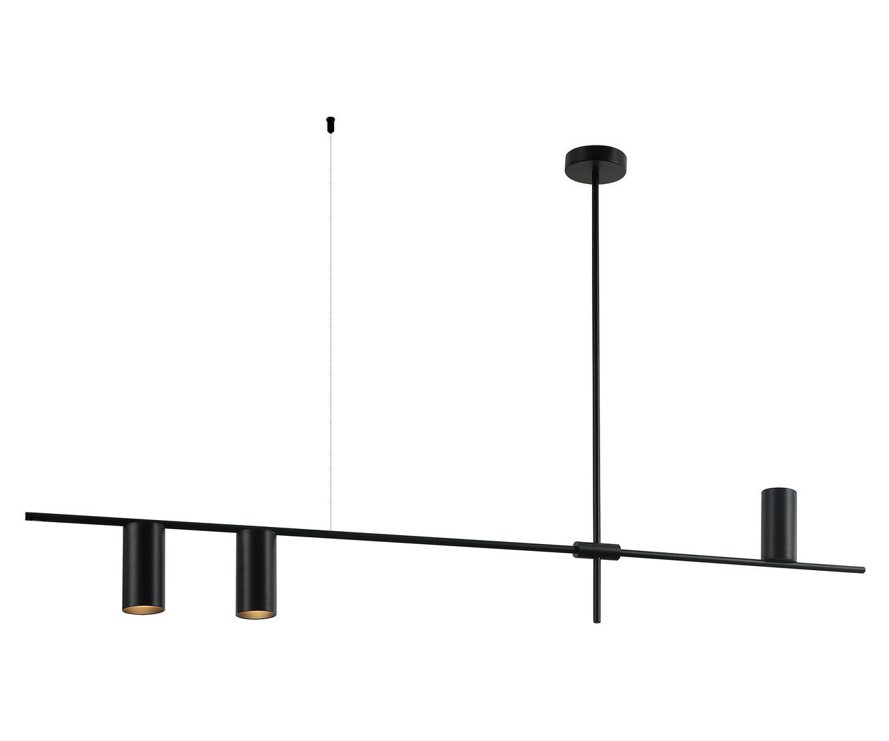 Люстра Рия 126 см, Kink Light 07621-3,19, черный