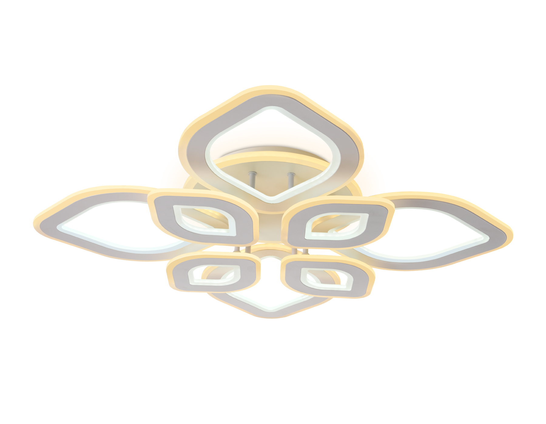 Светильник 77*77*12 см,  190W, 3000К, белый Ambrella Acrylica Original FA8844