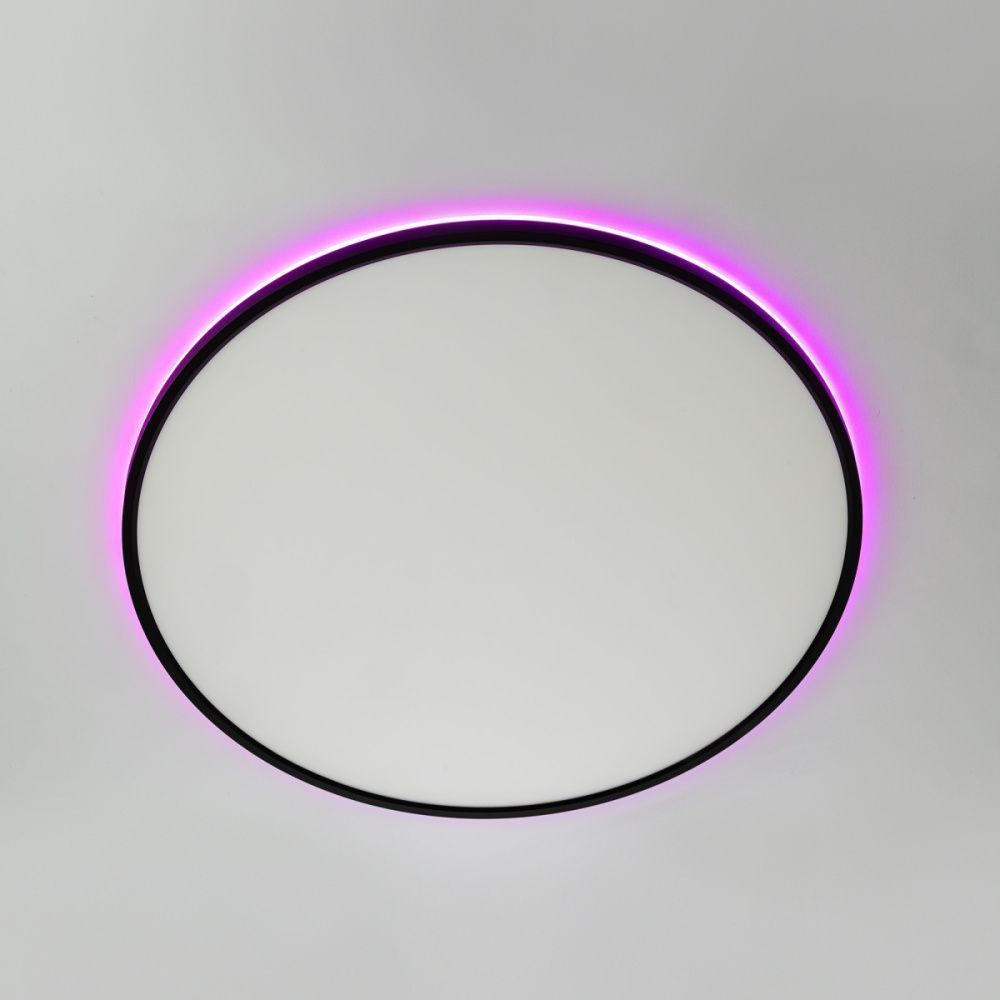Светильник с пультом 60 см, 50W, 3000-5500K Чёрный Citilux NORMA CL749601 LED RGB