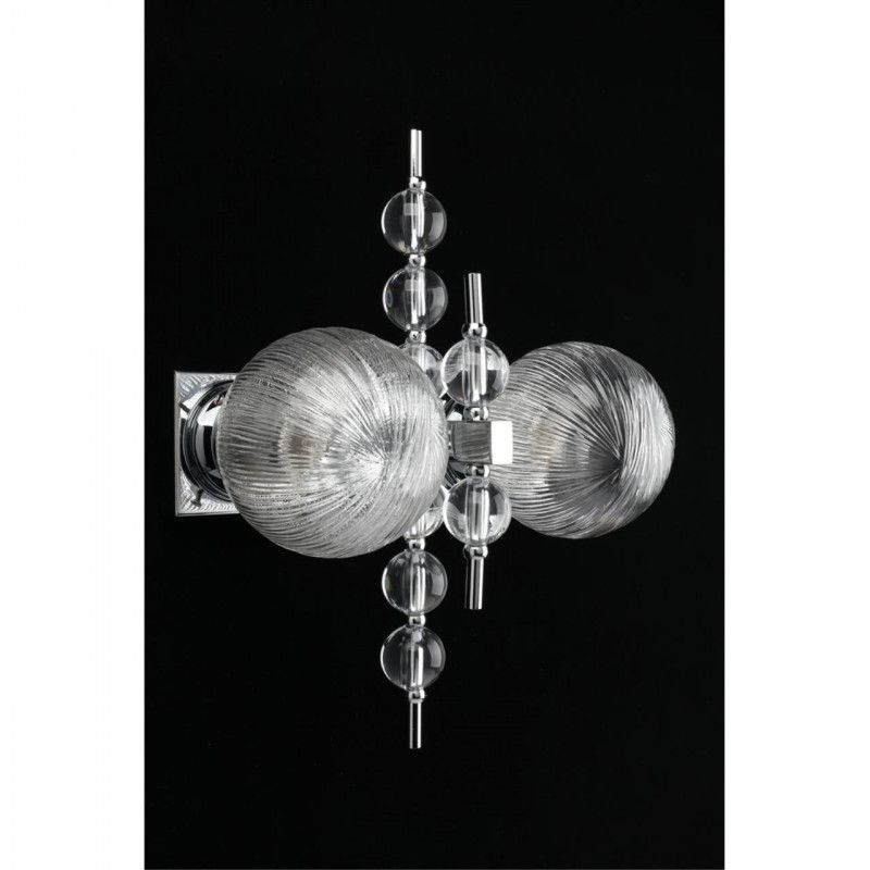 Бра 20*37*46 см, 2*E27, 40W, Aployt MELANI APL.821.01.02, хром
