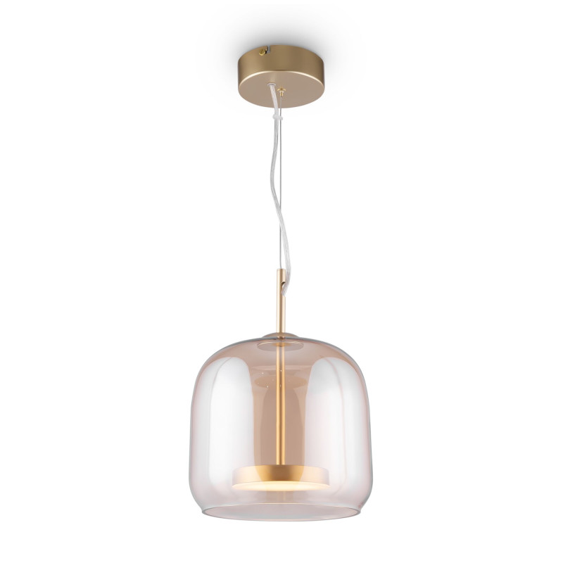 Светильник подвесной Maytoni LED Madmen MOD128PL-L6AM, 6W LED, 3000K, диаметр 23 см, бронза