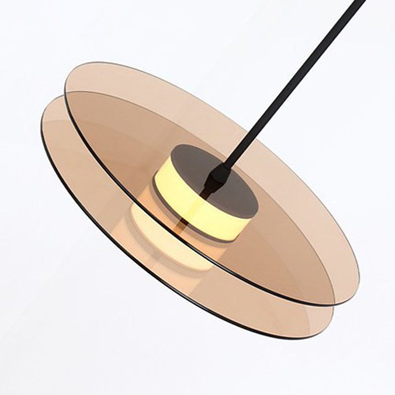 Светильник подвесной *47-200 см, 1*LED*7W, 3000K, Lightera Echuka LE142L-38BR, Черный