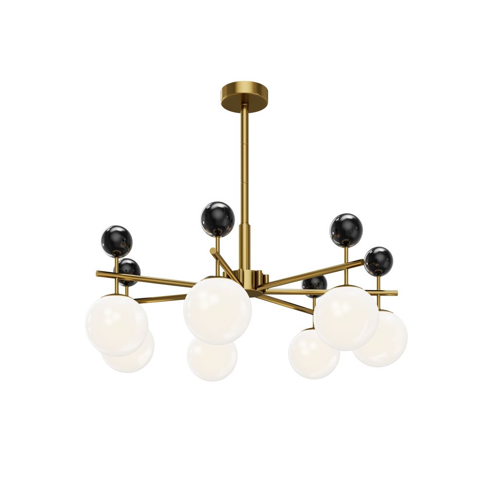 Подвесной светильник 88*35-65 см, 7*G9*40W, K, Maytoni Museo MOD436PL-07BS, Латунь