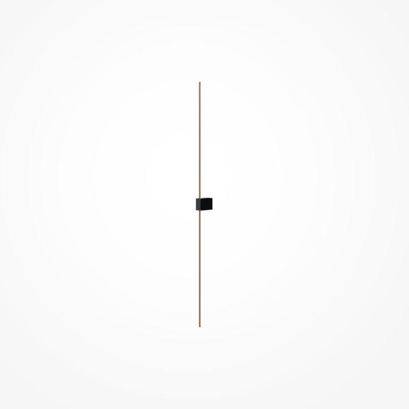 Бра Maytoni Technical Pars C071WL-L12GB3K, 12W LED, 3000K, черный-золото