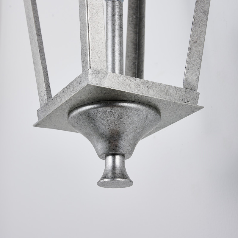Бра Favourite Lampion 4002-1W, D185*W160*H525, вытянутый античного серебра, грани декоративного хрустального элемента эффектно переливаются в лучах света, лампу GU10 можно менять