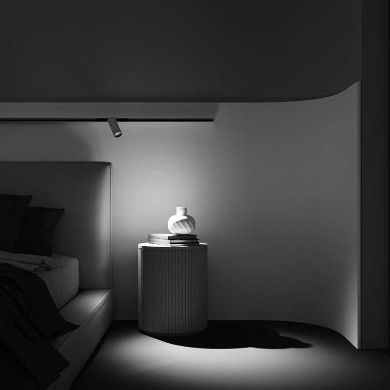 Светильник на шине 5,2*5,2*19,4 см, LED, 12W, 3000К, Maytoni Technical FOCUS LED TR032-2-12W3K-M-BW белый