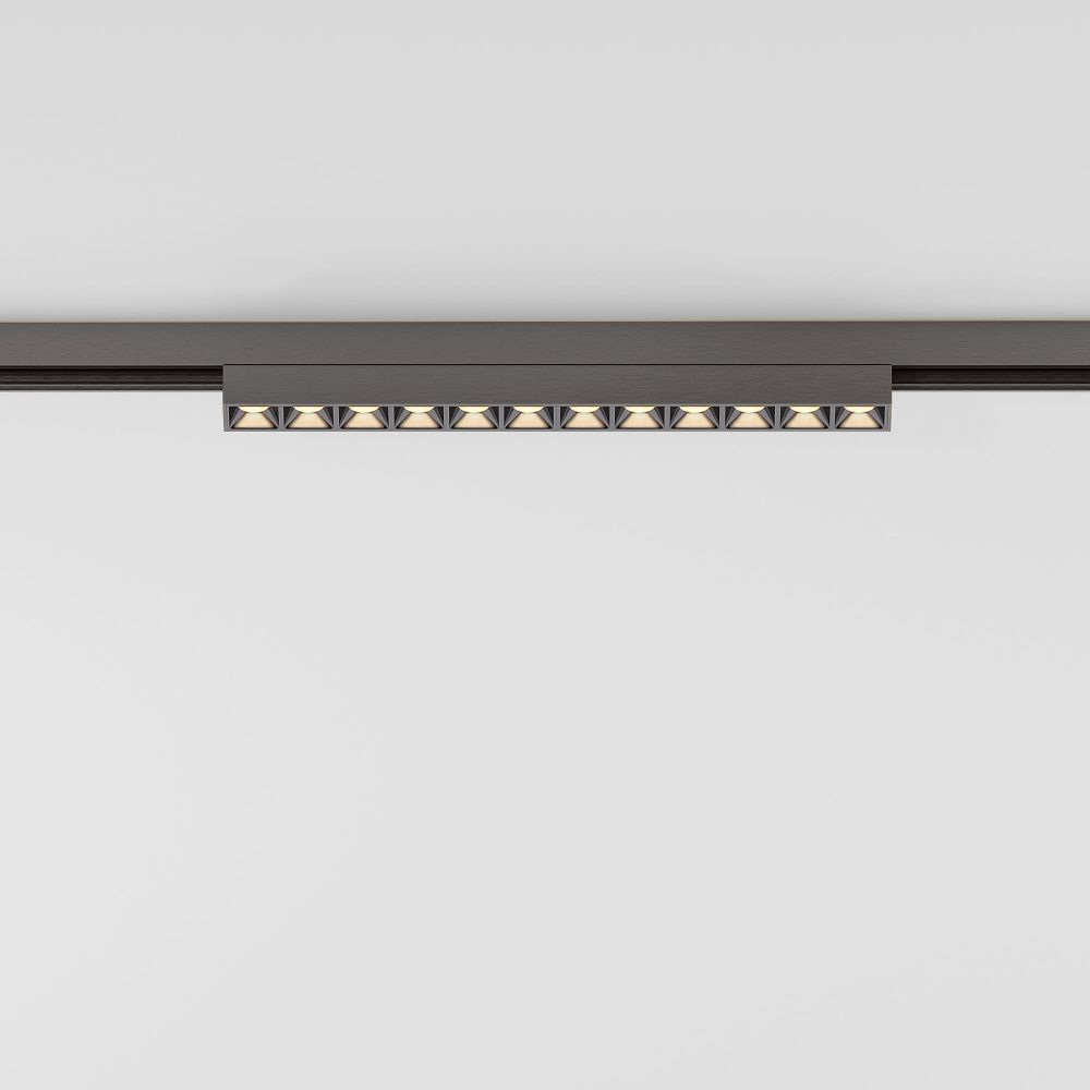 Трековый светильник магнитный 23*2*3 см, LED, 10W, 3000K, Elektrostandard Line Magnetic 85528/01, титан