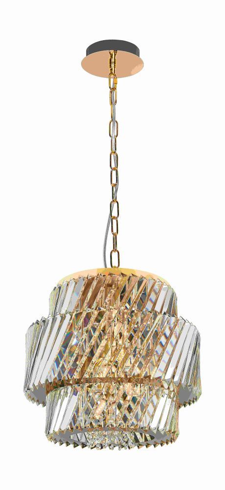 Люстра Ø550 x H1200 мм, E14 12*40W (480W) NewRgy GOLD (Золото) 098PLSK/12TG GOLD
