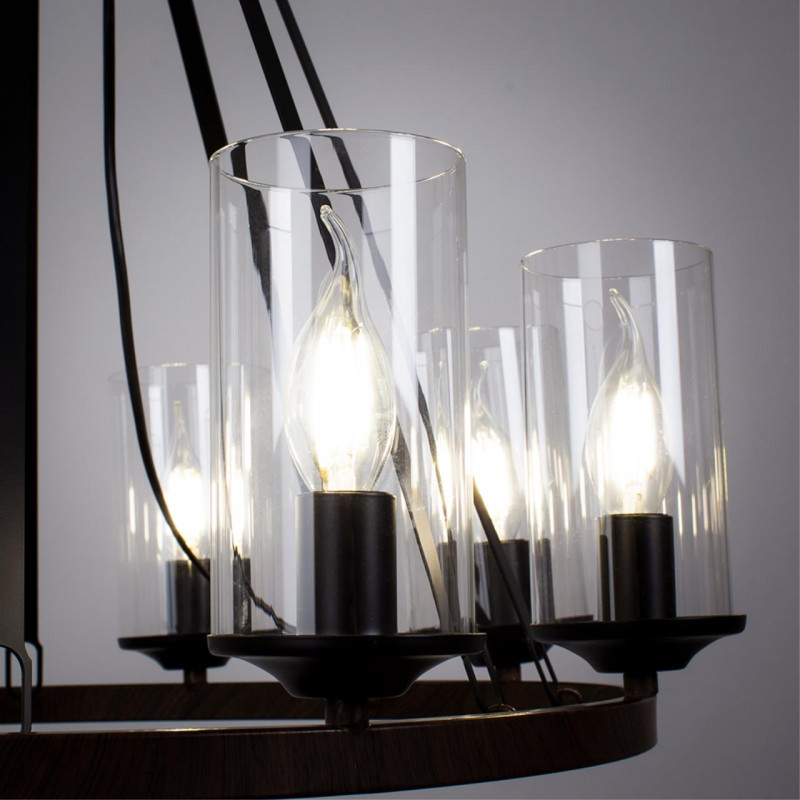 Люстра 60 см Arte Lamp DALIM  A7014SP-8BK черный