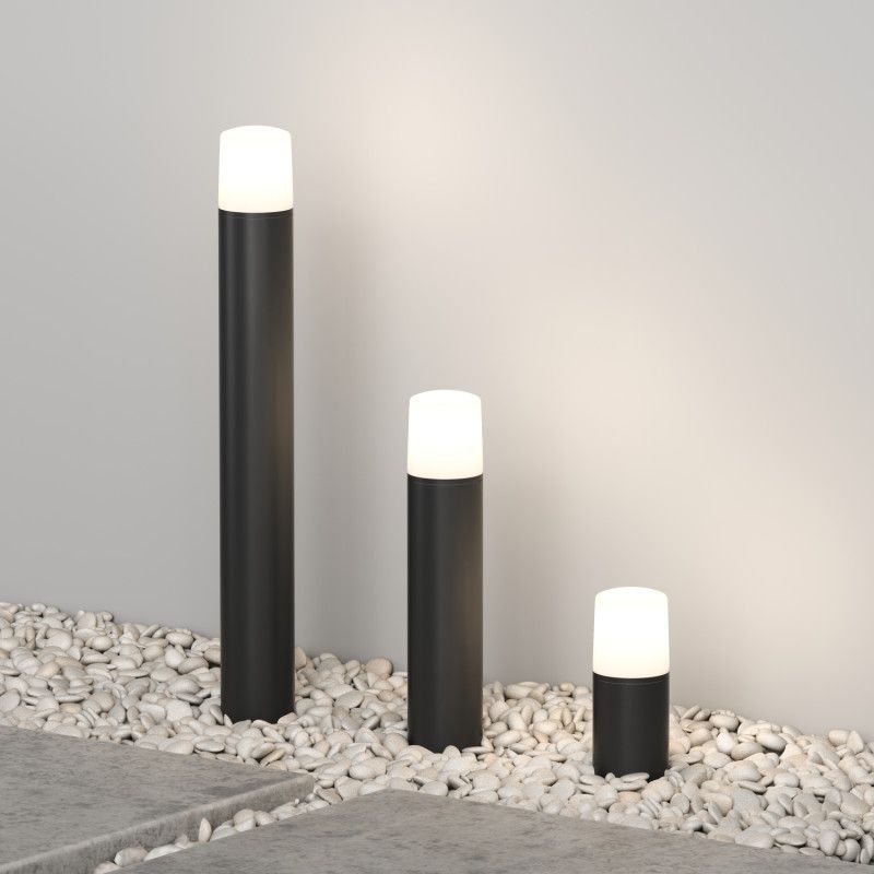 Садово-парковый светильник *10,8*90- см, 1*E27*18W, Denkirs Nord DK9749-BK, черный алюминий