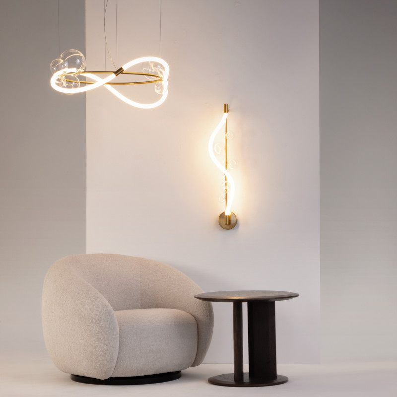 Светильник 71 см, 44W, 3000K, Maytoni Oasis MOD289PL-L44BS3K, латунь