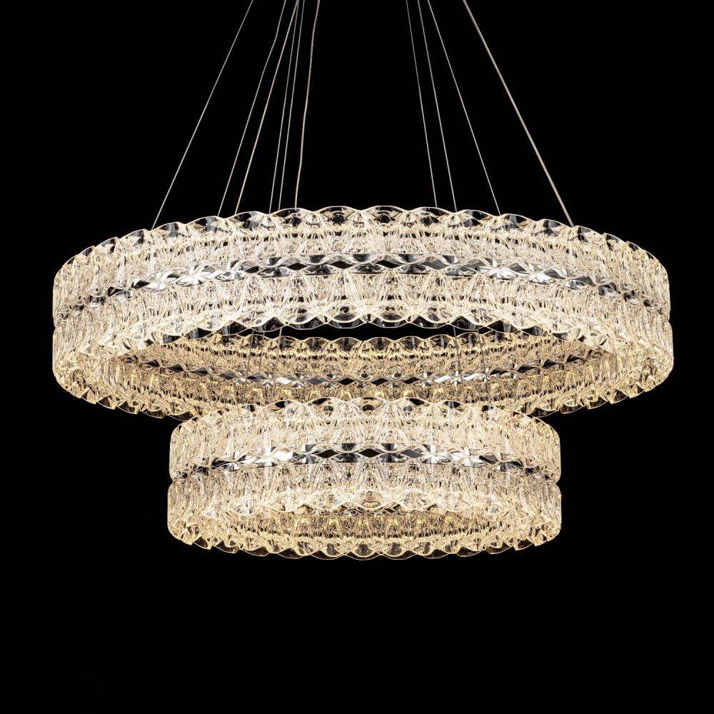 Люстра *80*13 см, LED*95W, 3000-6000K, Modelux  ML.8185.800.500 CR, Хром