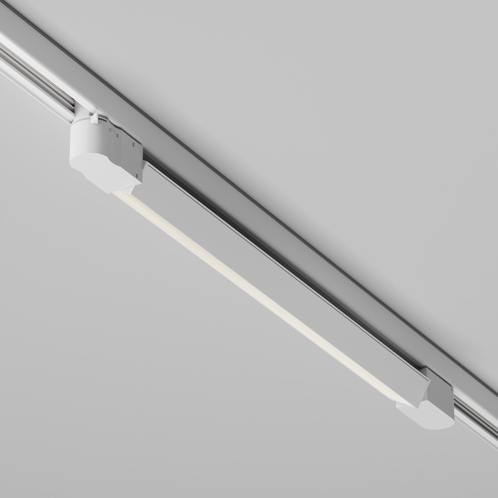 Трековый светильник 61*3,5*-6 см, *LED*20W, 4000K, Maytoni Technical Basis TR196-3-20W4K-W(N), Белый