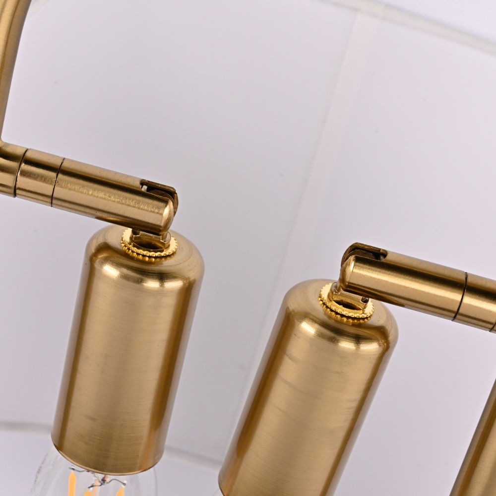 Настольная лампа Marston Table Lamp 43*43*84 см, 2*E14*40W, ImperiumLoft 43.358, Золотистый, Белый