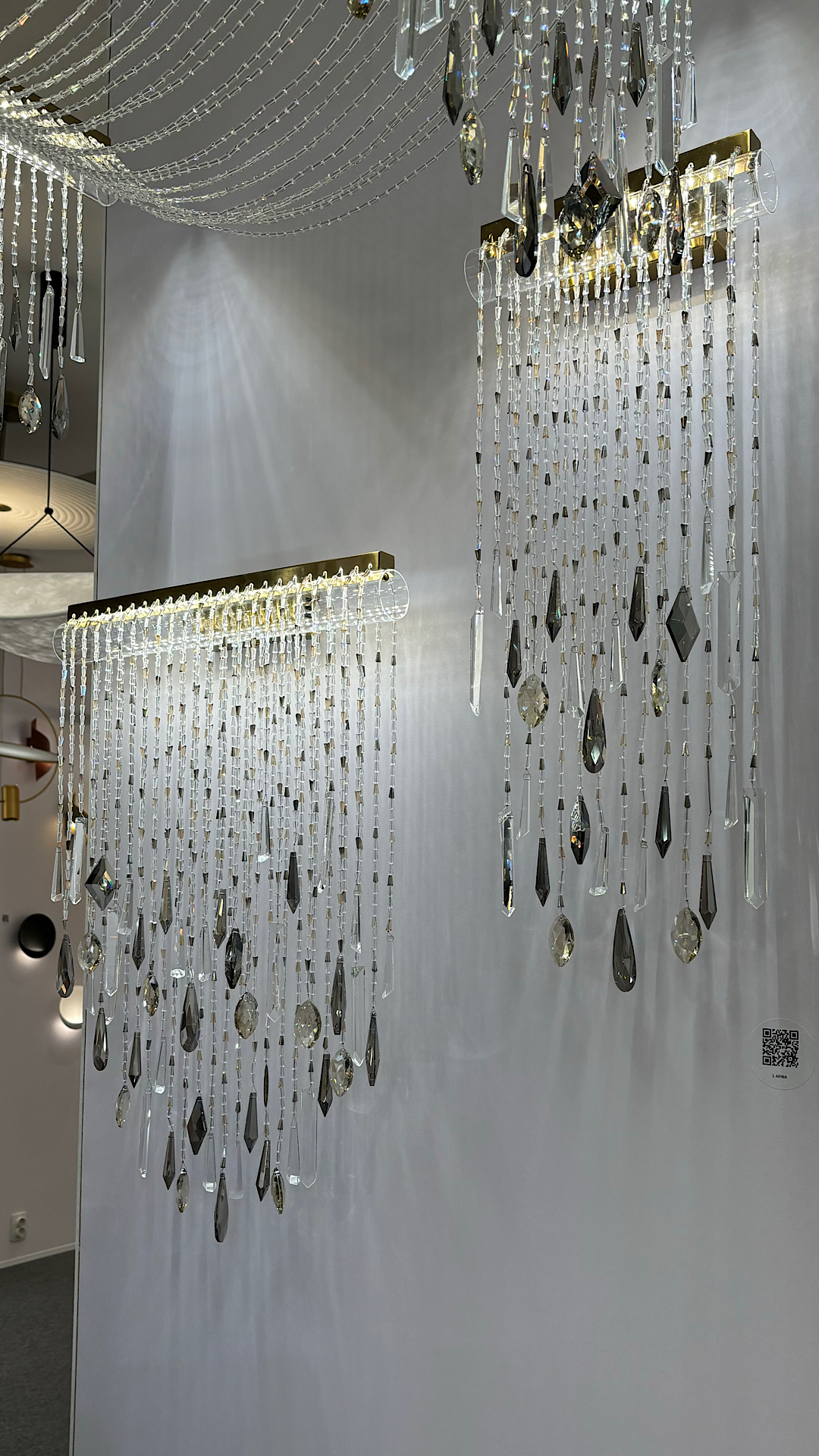 Потолочная люстра 82 см, 48W, 3000K, Odeon Light Hall Afina 5420/48L, бронза