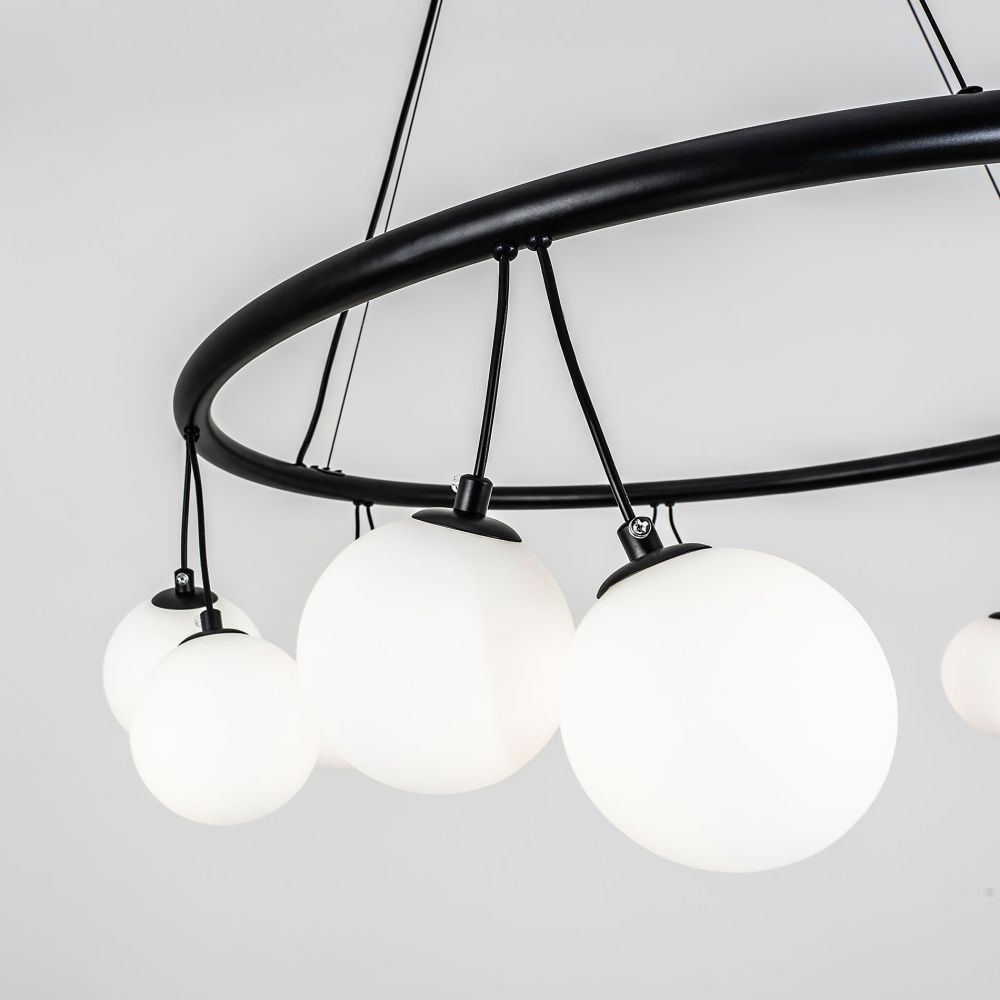 Подвесной светильник 80*70/150 см, 14xG9 MODESTYLE MS.6120.14 BK черный