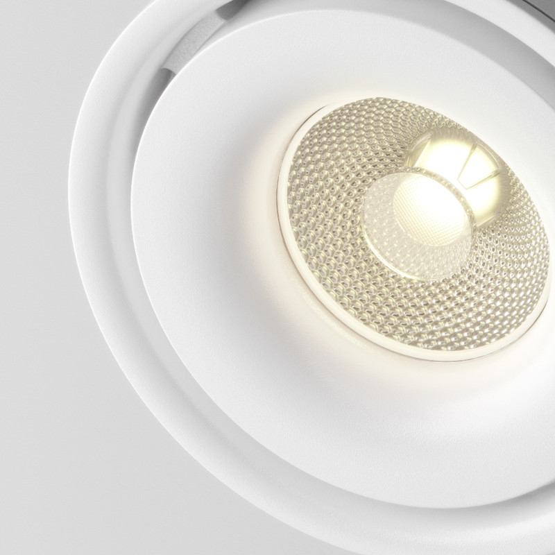 Светильник 10 см, 15W, 3000K, Maytoni Technical TR084-1-15W3K-D-W Dim Triac, белый