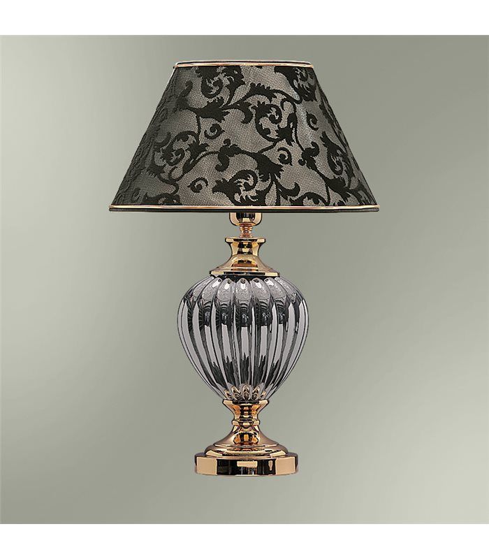 Настольная лампа Good light (Фотон) с абажуром 33-45.20/85051, золото, черный