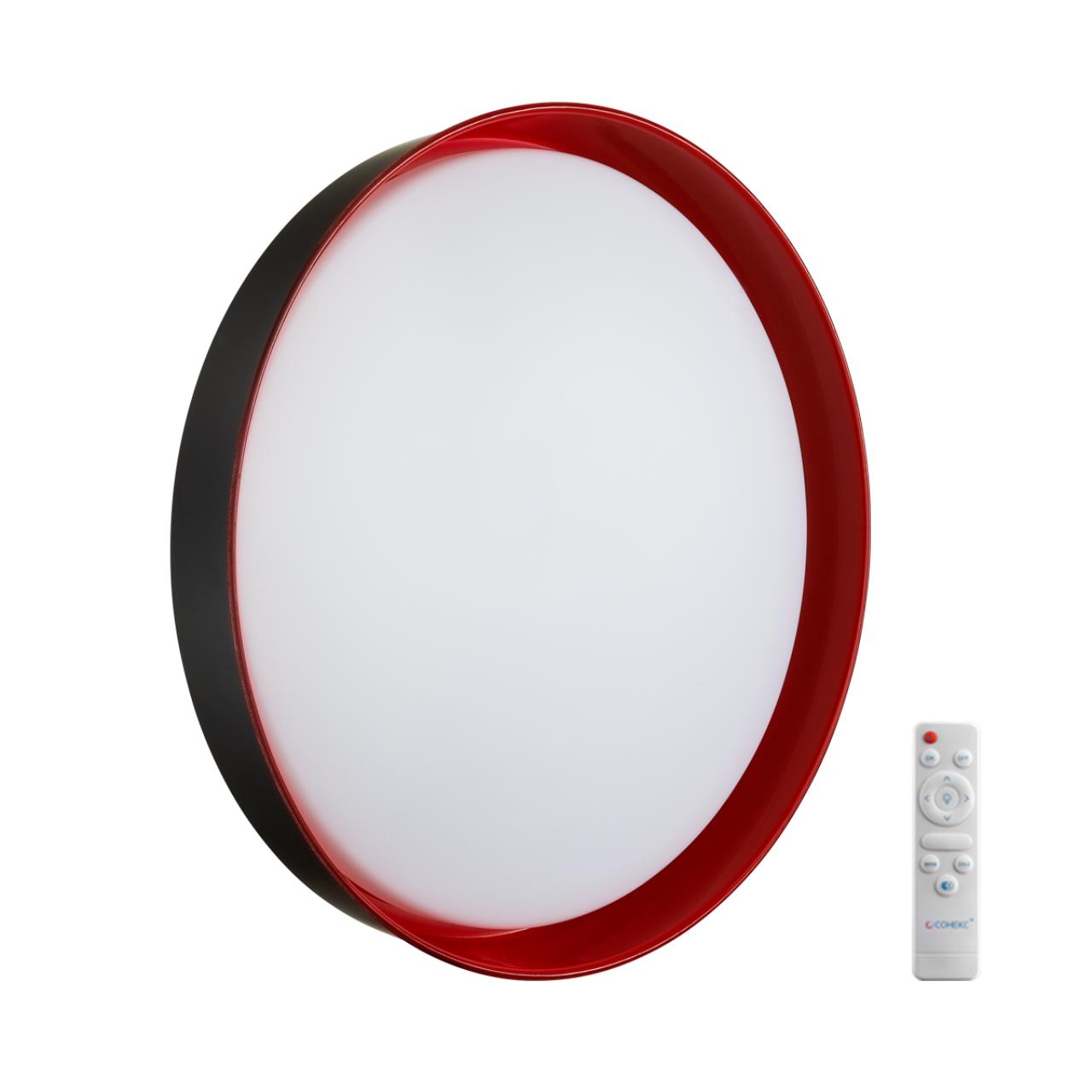 Cветильник 50 см, LED 1*70W, 3000-6000 К, Sonex Tuna Red 7710/EL, белый/красный