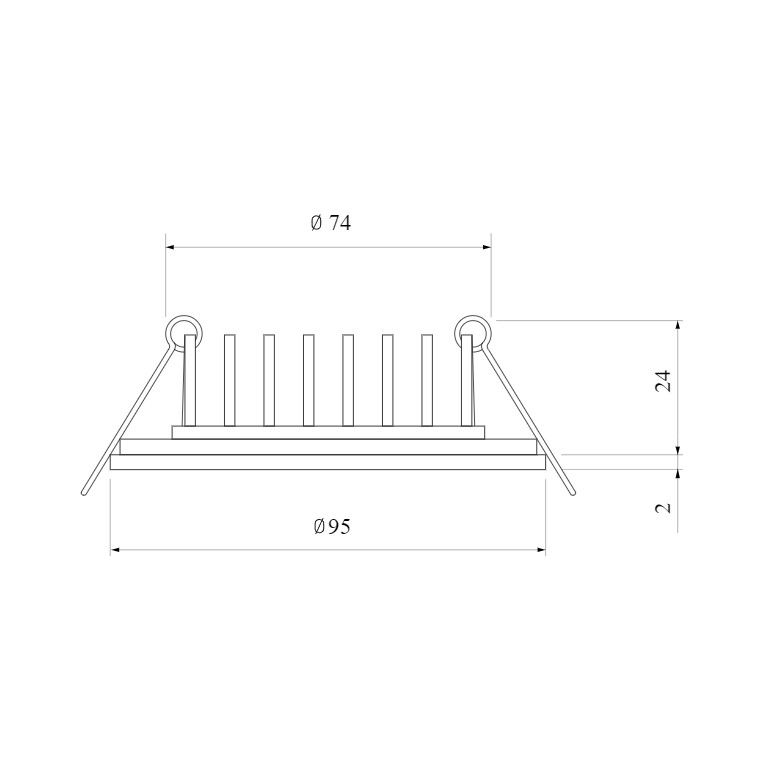 Светильник встраиваемый /DSS004 5+3W 4200K DSS004 Elektrostandard