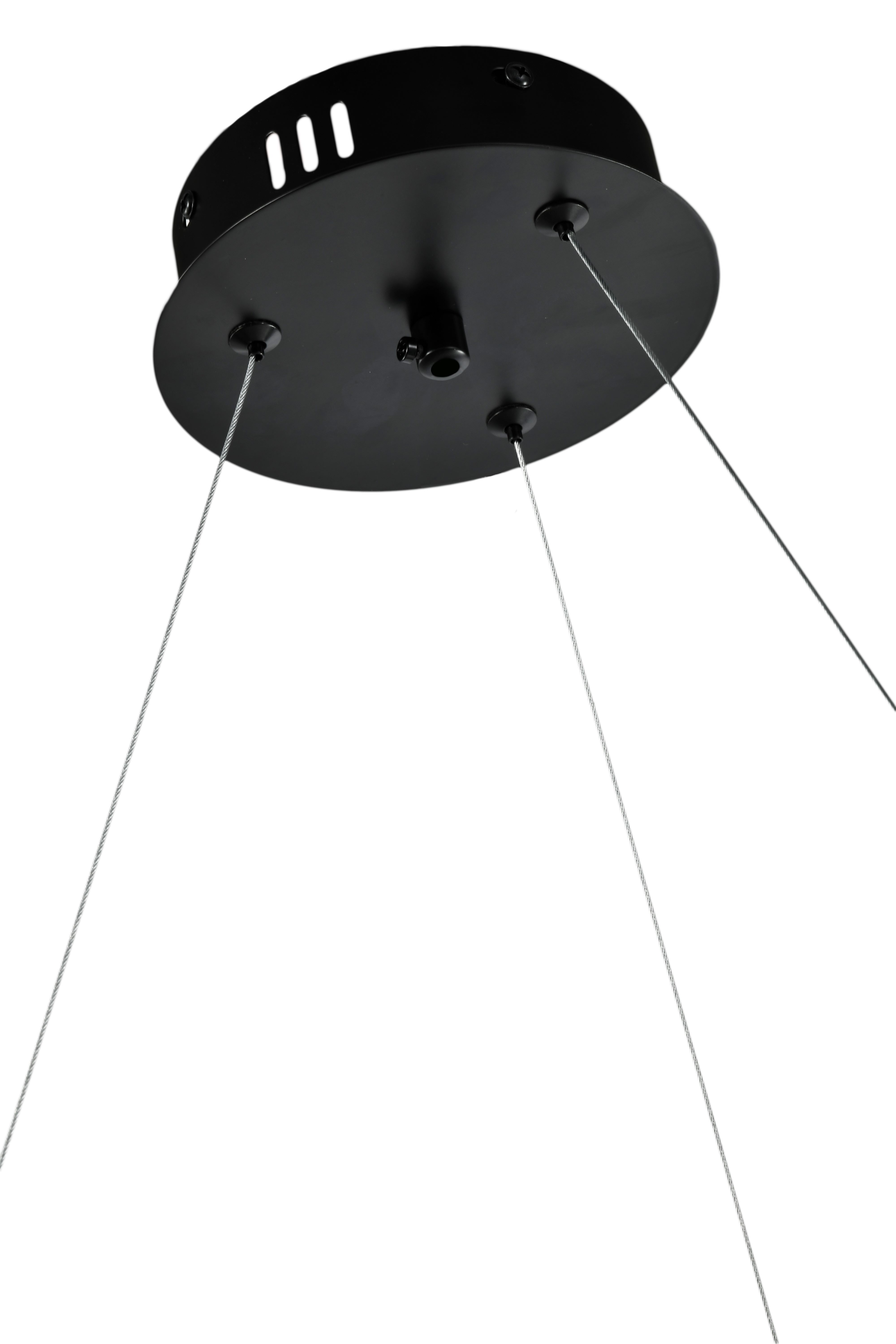 Светильник подвесной 60*17 см, G9   антрацит Zortes Rony ZRS.1209.06