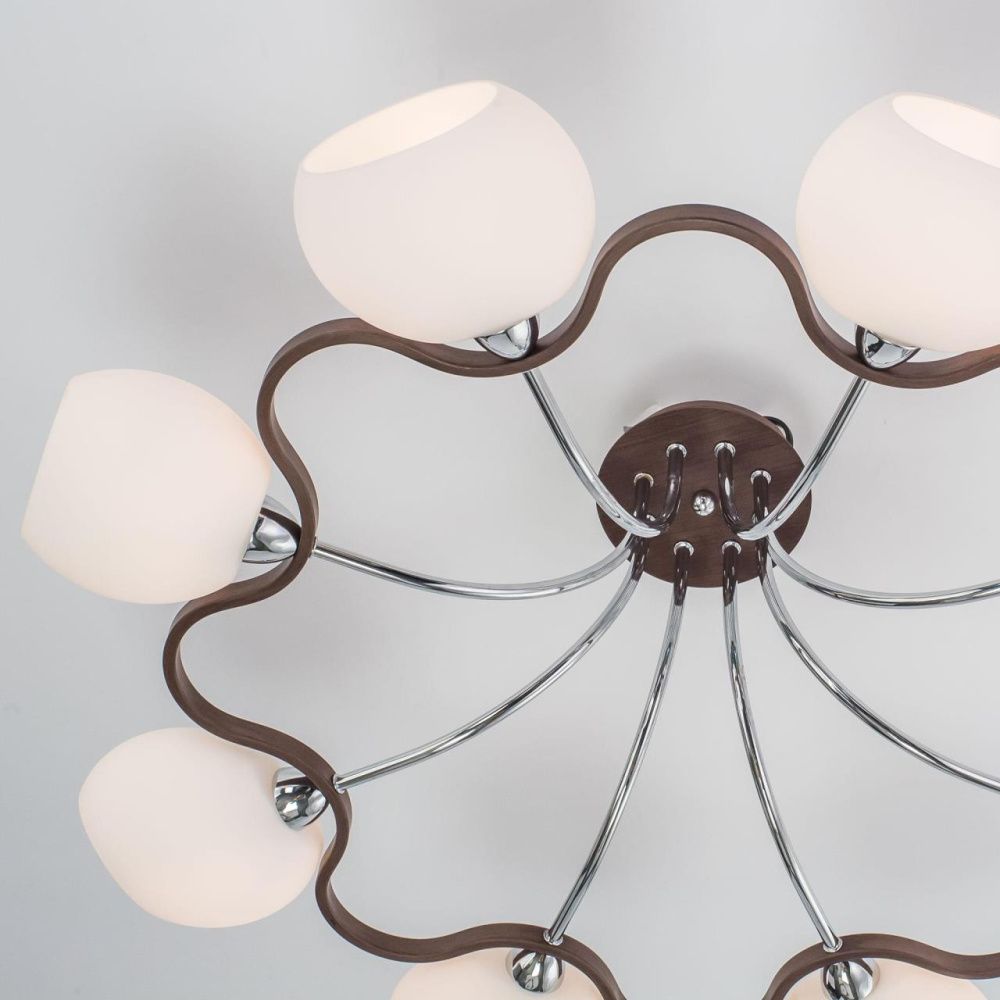 Люстра Диаметр 81 см Citilux CL131181 хром/венге