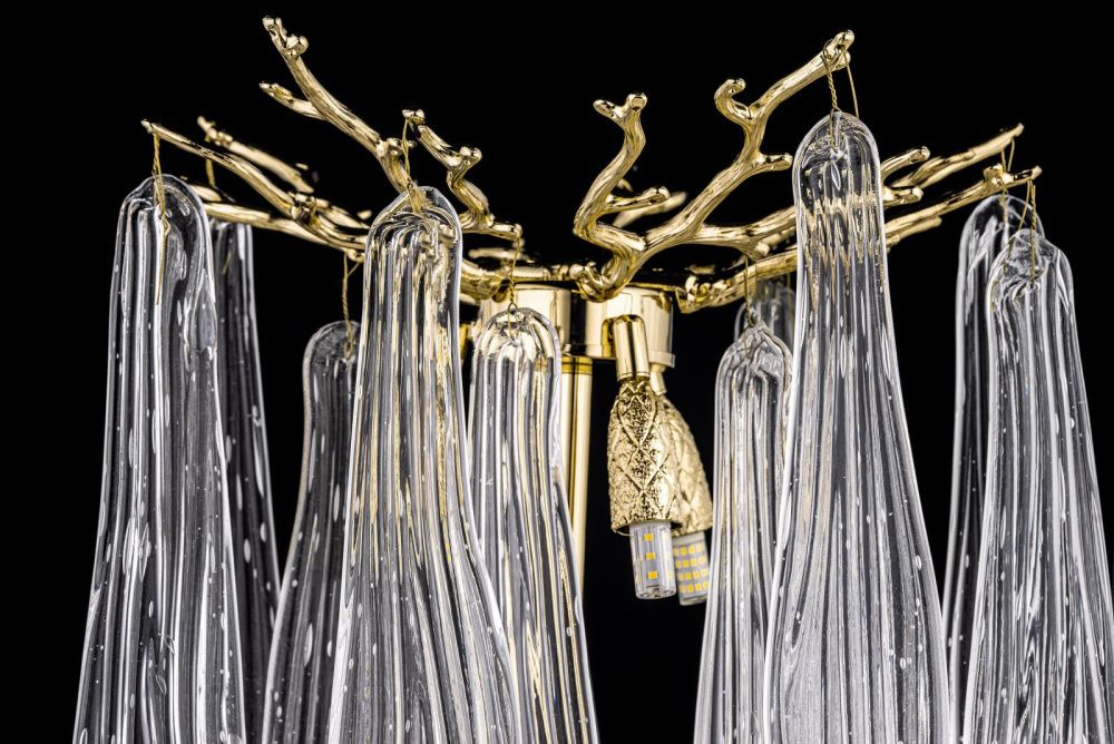 Настольная лампа *40*62 см, 3*G9*40W, Dio D`arte Tavenna Gold Tavenna H 4.1.1.104 G, золотой