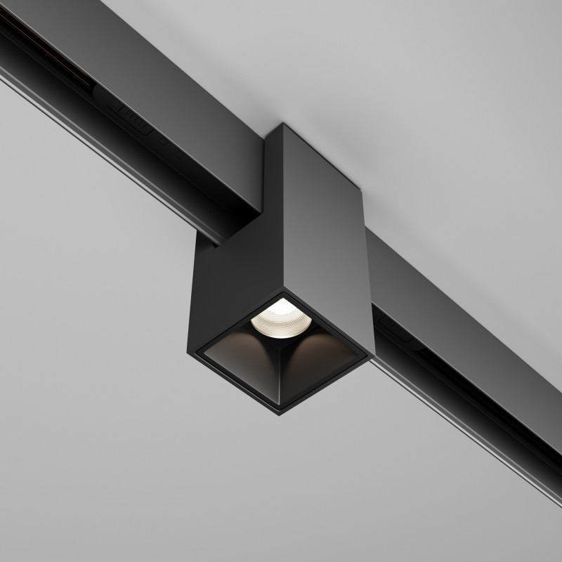 Светильник на шине 19,3*5,3*10,4 см, LED, 7W, 4000К, Maytoni Technical ALFA TR121-2-7W4K-B черный