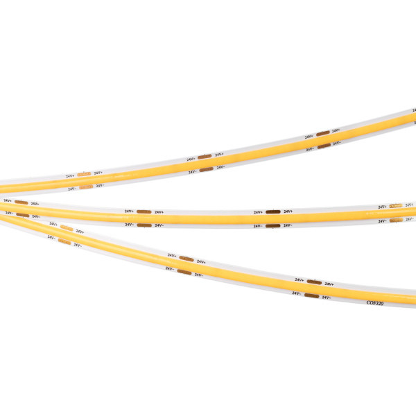 Лента COB-X320-8mm 24V Warm3500(8 W/m, IP20, CSP, 5m), Arlight 044584. Цена указана за 5 метров. Продается кратно 5 метрам.