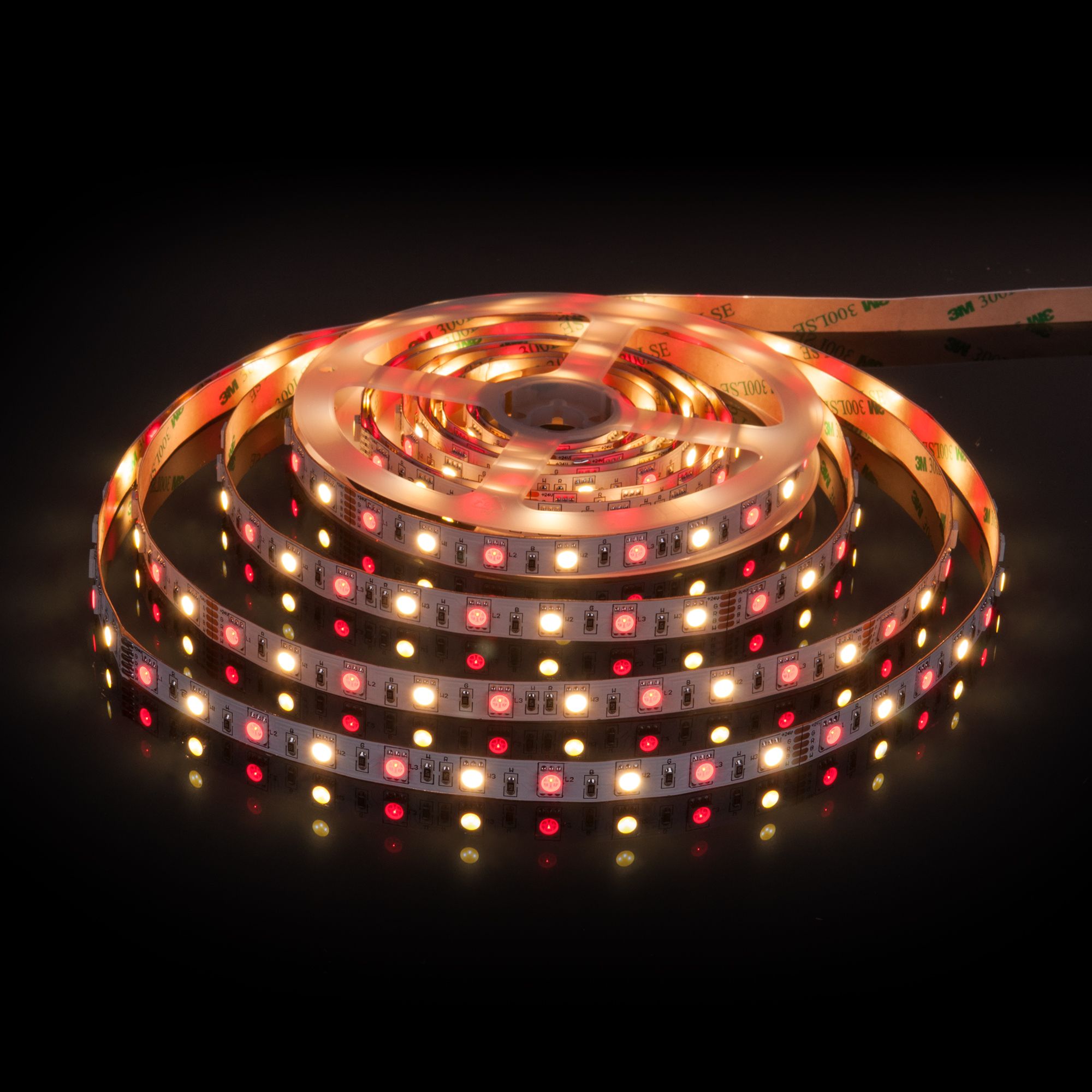 Светодиодная лента Лента светодиодная 24V 14,4W 60Led 5050+5050 IP20 MIX RGB/теплый белый, 5м Elektrostandard