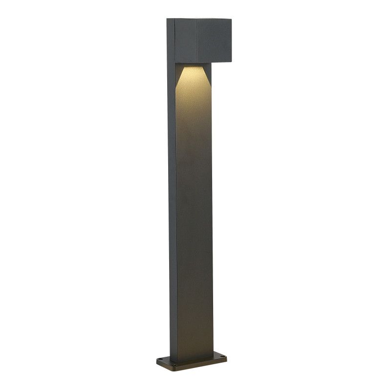 Садово-парковый светильник 15,8*13,9*80 см, *LED*12W, 3000K, ST-Luce BRIK SL9513.705.01, серый
