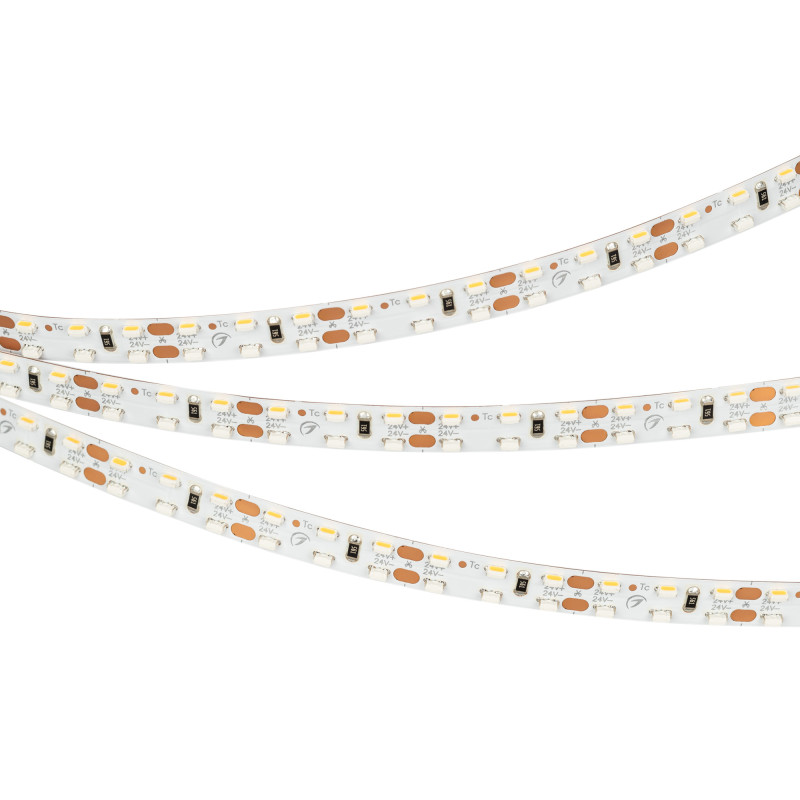 Лента RS 2-5000 24V Warm3000 2x2 8mm (3014, 240 LED/m, LUX) (Arlight, 14.4 Вт/м, IP20) 024466. Цена указана за 5 метров. Продается кратно 5 метрам.