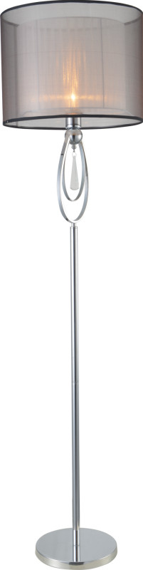 Торшер 40*155 см, E27 60 W, Moderli Dark V2581-1F Хром