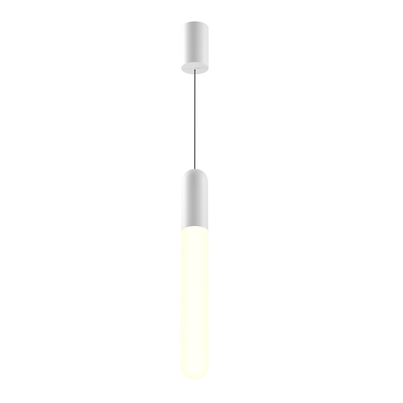 Подвесной светильник 6*6*50 см, LED, 12W, 3000К, Maytoni Technical Mist P101PL-L500-12W3K-W белый