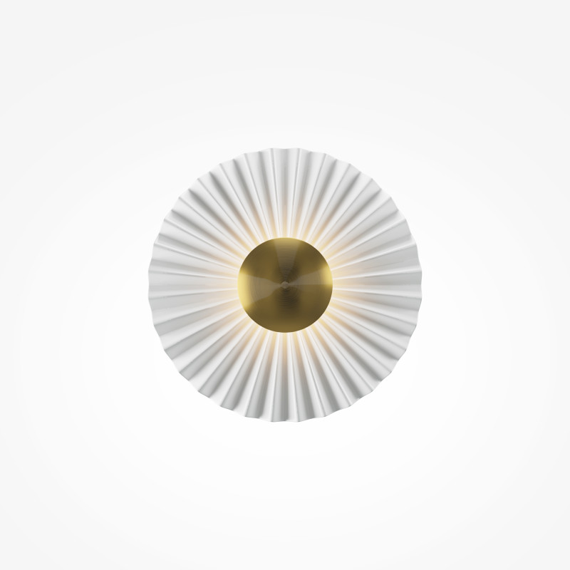 Бра 30*30*30 см, LED, 3000К, Maytoni Fiore MOD233WL-L11BS3K латунный