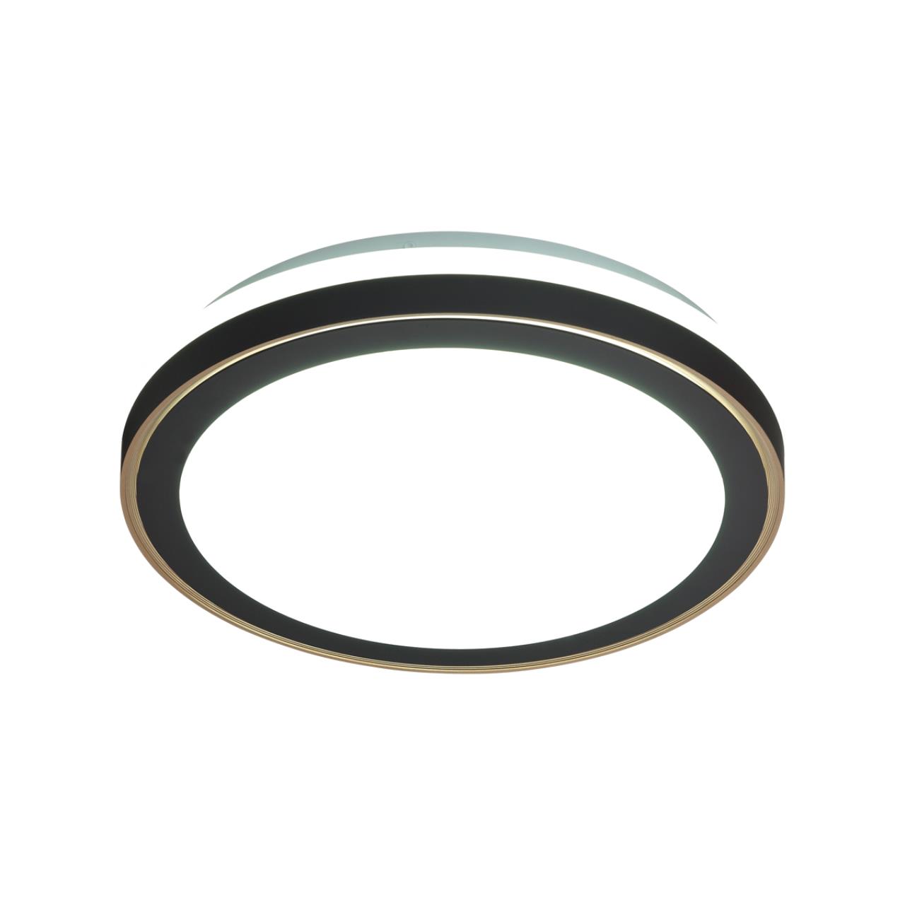 Cветильник 39*7 см, LED 48W, 3000-4200-6300 К, IP43, белый/черный/медный, пластик Sonex Akuna, 7620/DL