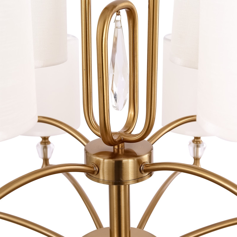 Светильник 88 см, Freya Riverside FR1007PL-12BS, латунь