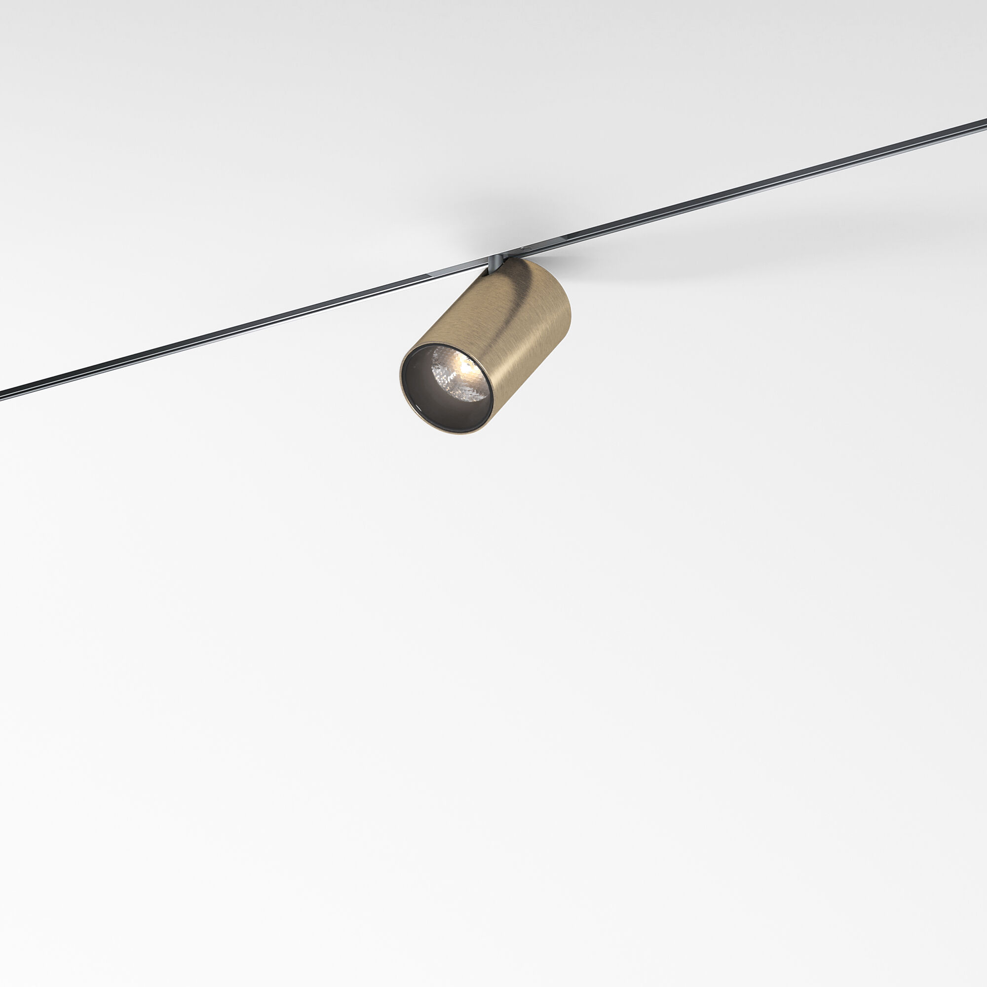 Трековый светильник 35 мм, 5W, 3000K, Elektrostandard Mini Magnetic 85202/01, латунь/черный