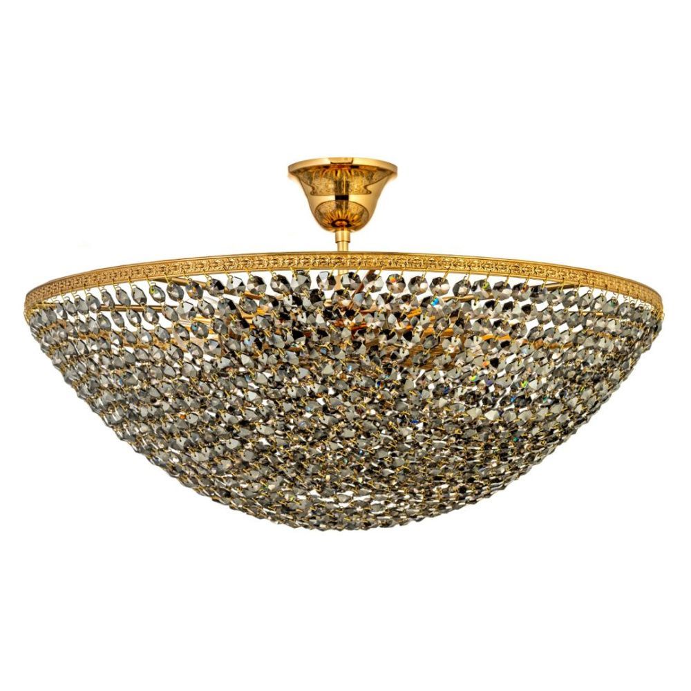 Люстра потолочная *50*28 см, 6*E27*60W, Arti Lampadari Stella Gold Stella E 1.3.50.506 G, золотой