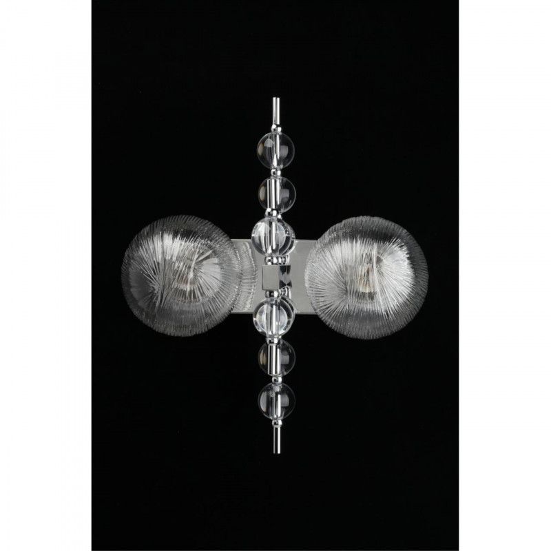 Бра 20*37*46 см, 2*E27, 40W, Aployt MELANI APL.821.01.02, хром